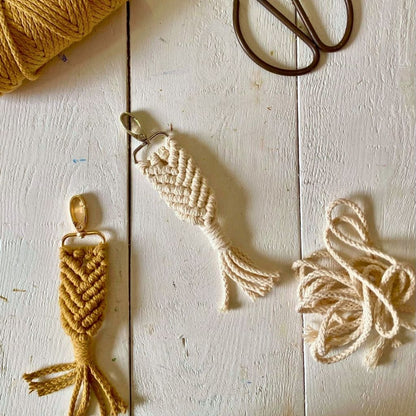 DIY Macrame Keychain Tutorial - PDF Download