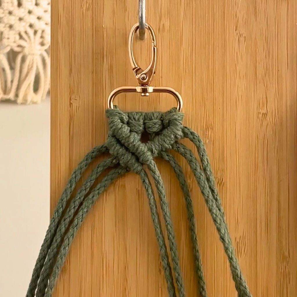 DIY Macrame Keychain Tutorial - PDF Download