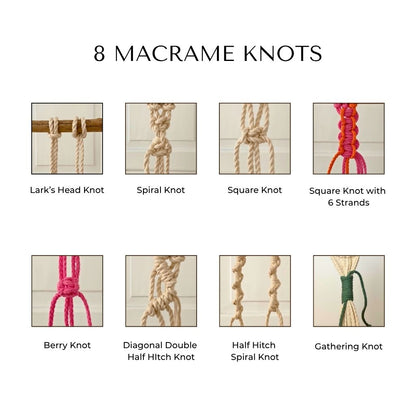 DIY Makramee Basic Knoten - PDF Anleitung