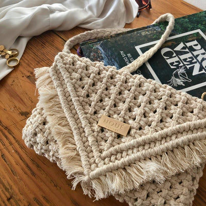 DIY Makramee Umhängetasche 