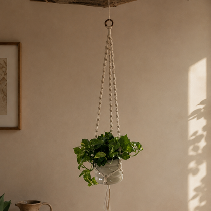 DIY Macramé Plant Hanger Spiral - PDF Tutorial