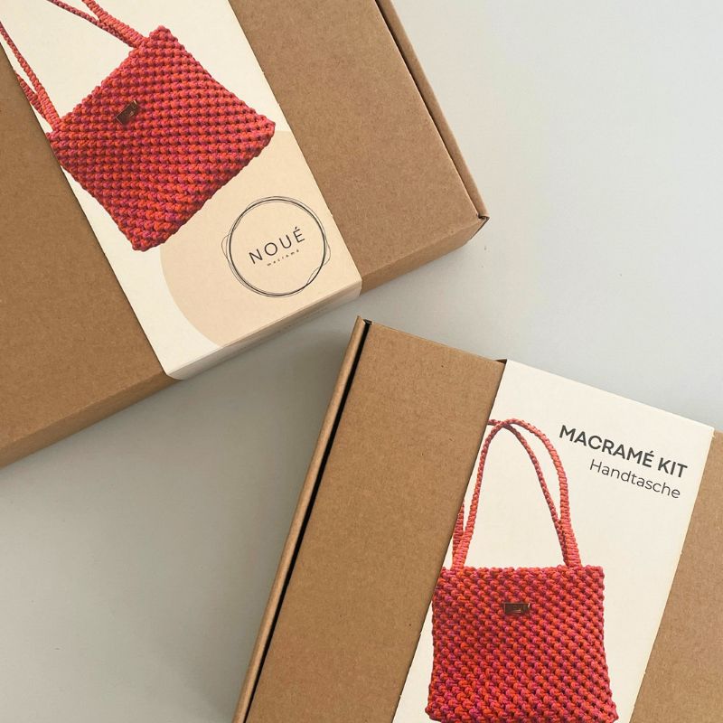 DIY Macramé Kit Handtasche Boxen