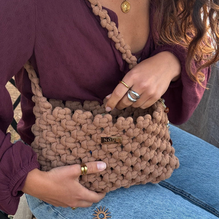 Kreativer Workshop in Palma de Mallorca: Makramee Tasche