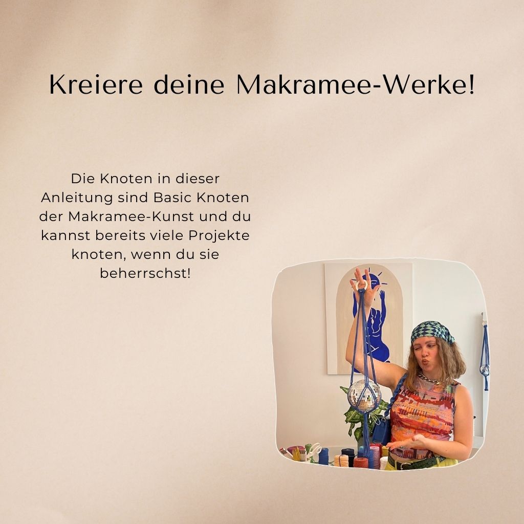 DIY Makramee Basic Knoten Anleitung- PDF zum Download