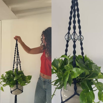 DIY Makramee Pflanzenhänger Disco - PDF Anleitung