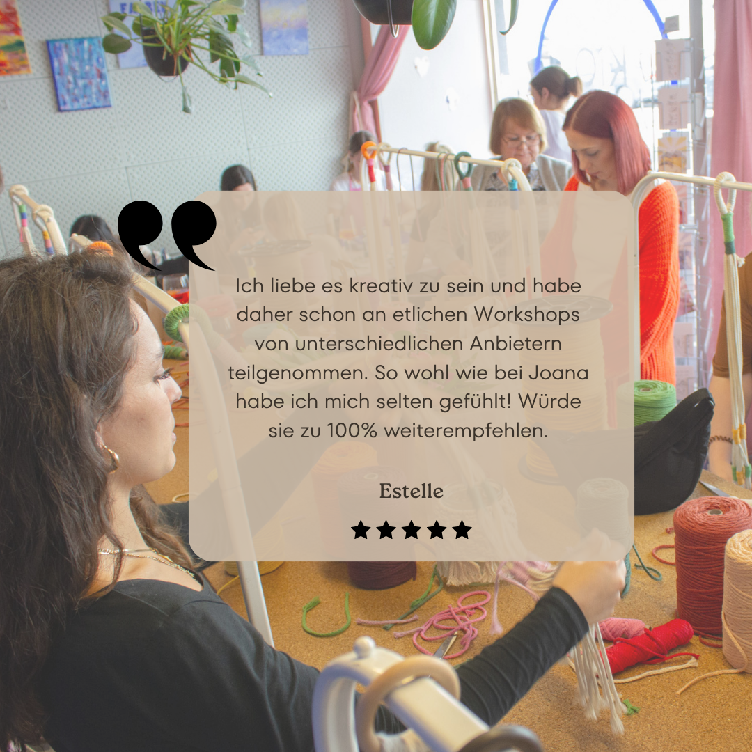 Rezension für Makramee Workshop auf Mallorca