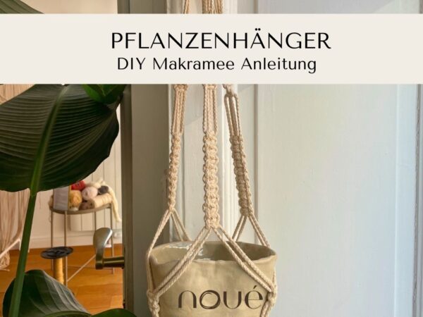 DIY Macrame Plant Hanger - Free Tutorial ENGLISH