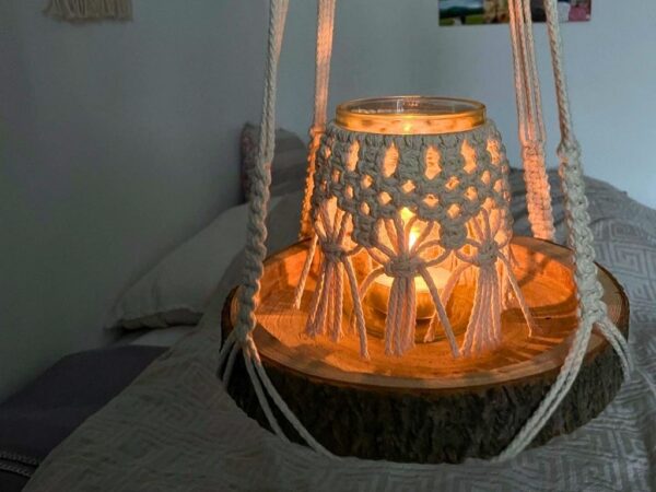 DIY Makramee Windlicht - Schritt für Schritt Anleitung – Bild 6