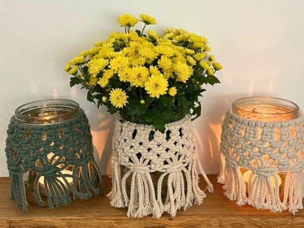DIY Makramee Windlicht - Schritt für Schritt Anleitung – Bild 5