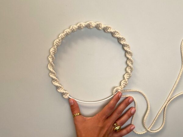 DIY Makramee Traumfänger/Kranz - Schritt für Schritt Anleitung – Bild 4